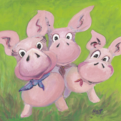 Pictures Of Pigs To Print. The Three Little Pigs Print