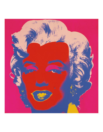 Marilyn, c.1967 (On Red) Print Marilyn, c.1967 (On Red) Print