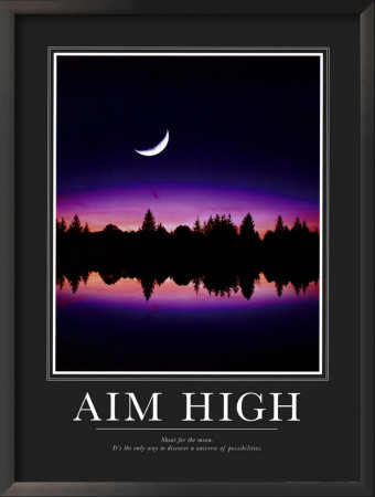 Aim High Framed Print Aim High Framed Print