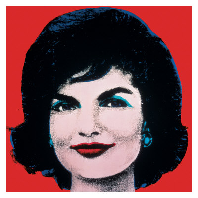 Jackie, c.1964 (On Red) Giclee Print Jackie, c.1964 (On Red) Giclee Print