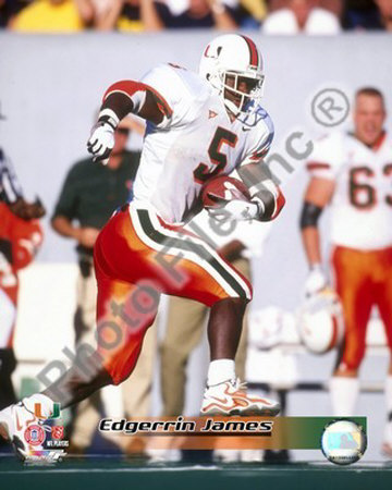 Edgerrin James Photograph Edgerrin James Photograph