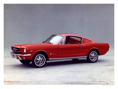 1965 Ford Mustang 2 2 Fastback Giclee Print
