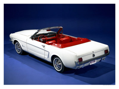 1964-1/2 Mustang Convertible Giclee Print 1964-1/2 Mustang Convertible Giclee Print