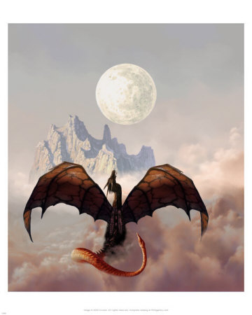 Dragon Moon Print Dragon Moon Print