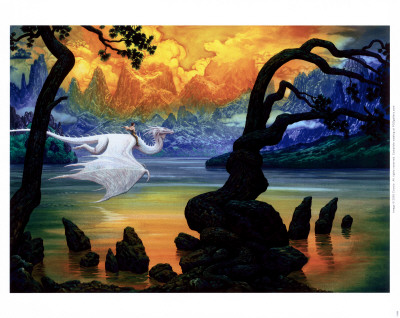 Fantasy Lake Print Fantasy Lake Print