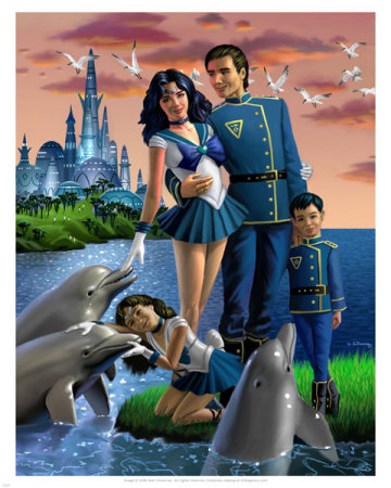Neptune Family Print Neptune Family Print