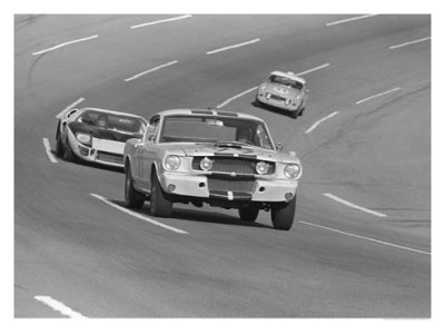 1966 Daytona 24 Hour Race Giclee Print