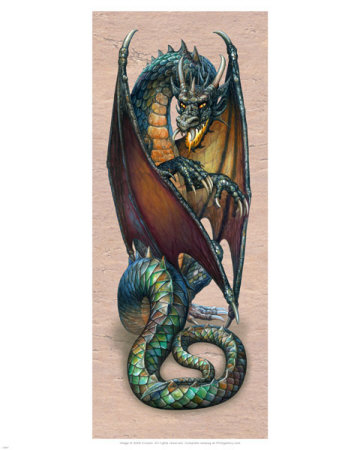 Earth Dragon Print Earth Dragon Print