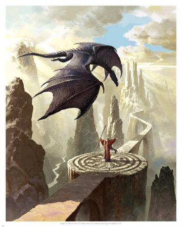 Dragon Caller Print at Art.com