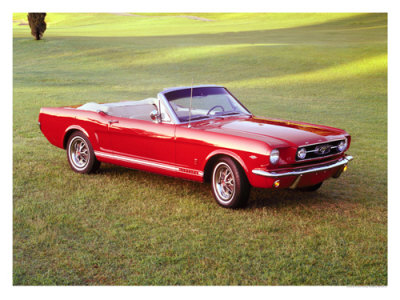 1966 Ford Mustang Convertible Giclee Print