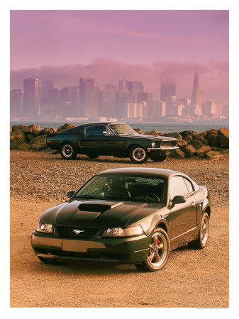 Mustang Bullitt GT Giclee Print Mustang Bullitt GT Giclee Print
