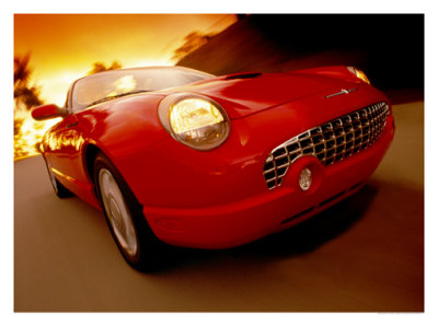 2002 Ford Thunderbird Giclee Print 2002 Ford Thunderbird Giclee Print