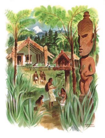 New Zealand Giclee Print New Zealand Giclee Print