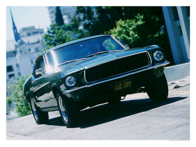 1968 Ford Mustang Gt. 1968 Ford Mustang GT Giclee