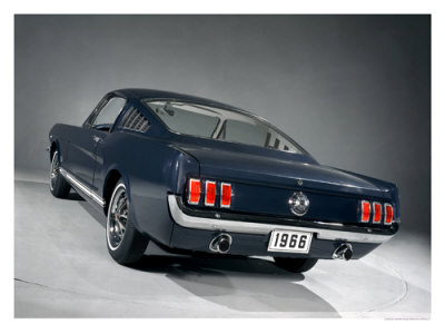 1966 Ford Mustang Fastback Giclee Print