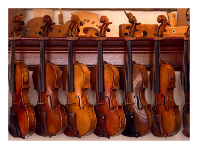 Violin Rack Print Violin Rack Print