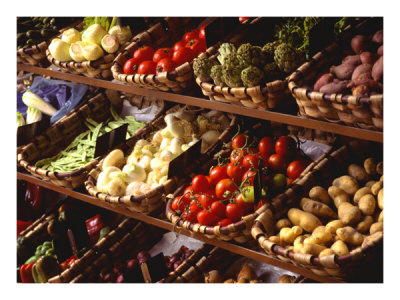 Vegetable Stand Print Vegetable Stand Print