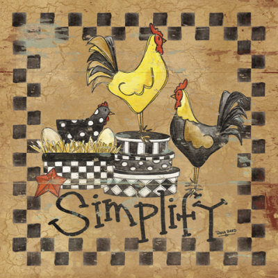 Simplify Roosters Print Simplify Roosters Print