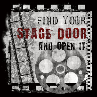 Stage Door Mounted Print Stage Door Mounted Print