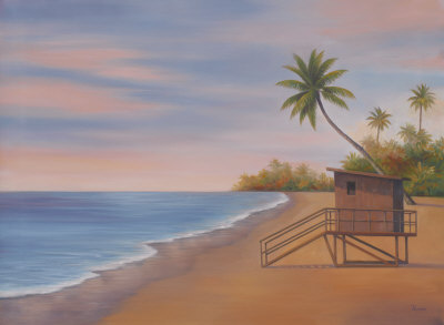 Tropical Beach II Print Tropical Beach II Print