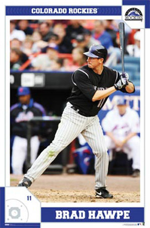 Colorado Rockies- Brad hawpe Poster Colorado Rockies- Brad hawpe Poster