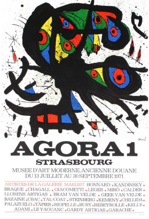 Agora1, Strasbourg, 1971 Collectable Print Agora1, Strasbourg, 1971 Collectable Print