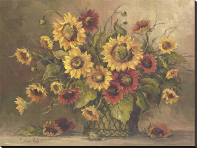 Sunflower Bouquet Stretched Canvas Print Sunflower Bouquet Stretched Canvas Print