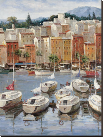 Terracotta Harbor Stretched Canvas Print Terracotta Harbor Stretched Canvas Print