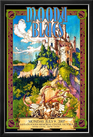 Moody Blues in Concert Framed Print Moody Blues in Concert Framed Print