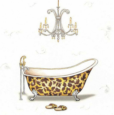 Animalier Bathroom II Print Animalier Bathroom II Print