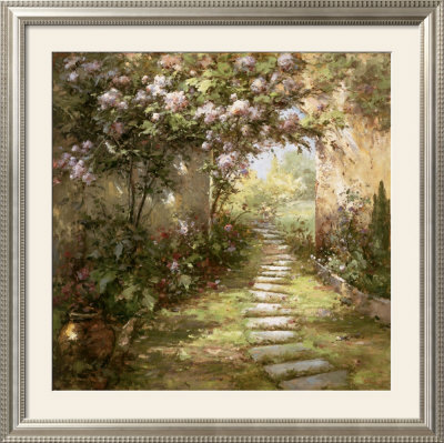 Tuscan Walkway Framed Print Tuscan Walkway Framed Print