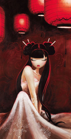 Lampions Rouge Print Lampions Rouge Print