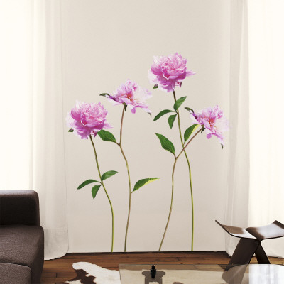 Pivoine Rose Wall Decal Pivoine Rose Wall Decal