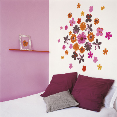 Fleurs Pop Wall Decal Fleurs Pop Wall Decal
