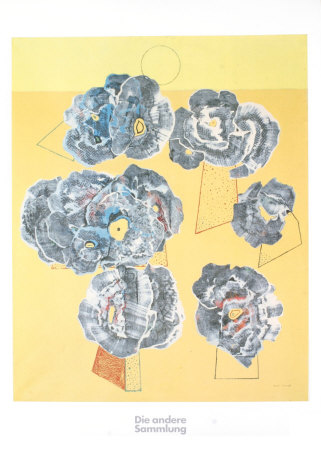 Fleurs sur Fond Jaune Collectable Print Fleurs sur Fond Jaune Collectable Print
