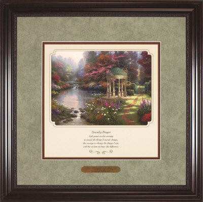 Garden of Prayer Framed Fine Art Print Garden of Prayer Framed Fine Art Print