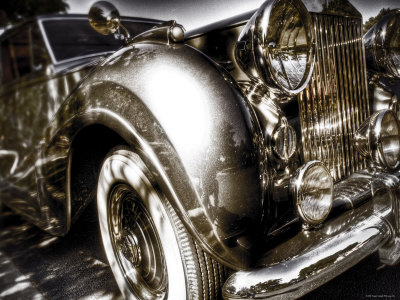 Rolls Stretched Canvas Print