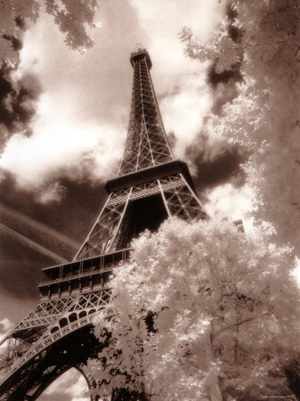 Eiffel Tower, Paris, France Stretched Canvas Print