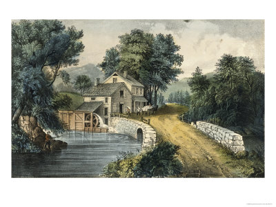 The Roadside Mill Giclee Print The Roadside Mill Giclee Print