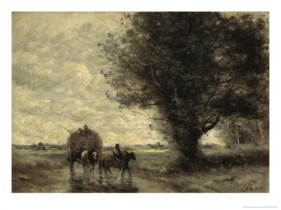 the haycart giclee print by jean baptiste camille corot at eu art com