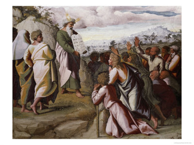Moses Presenting the Ten Commandments