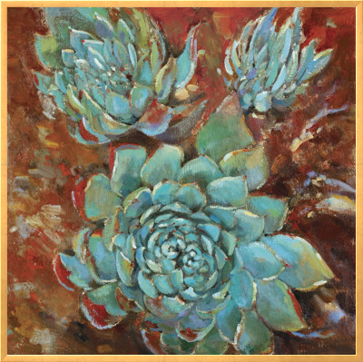 Blue Agave I Framed Canvas Print Blue Agave I Framed Canvas Print