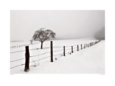 Snowy Landscape Print Snowy Landscape Print