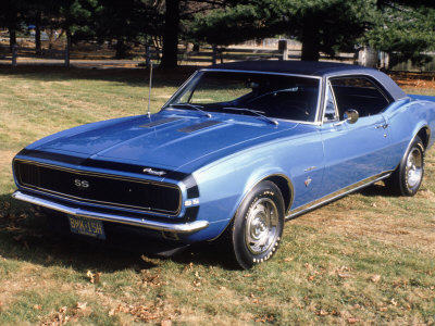 1967 Camaro RS SS Stretched Canvas Print