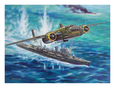 B25 Attacks Giclee Print B25 Attacks Giclee Print
