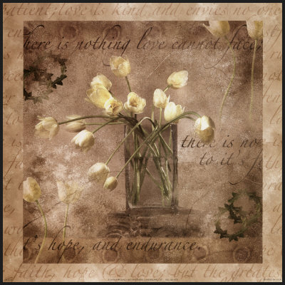 There is Nothing Love Cannot Face Mounted Print There is Nothing Love Cannot Face Mounted Print