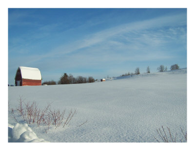 Distant Barn Photographic Print Distant Barn Photographic Print