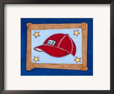 Baseball Hat Framed Print Baseball Hat Framed Print