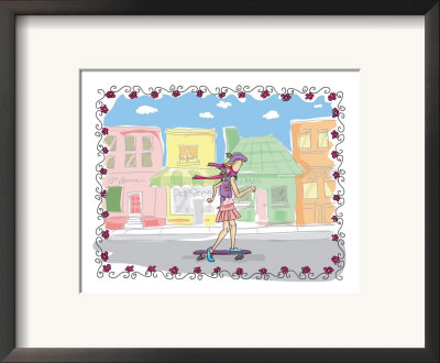 Pink Girl Framed Print Pink Girl Framed Print