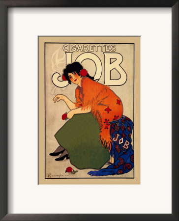 Cigarettes Job Framed Print Cigarettes Job Framed Print